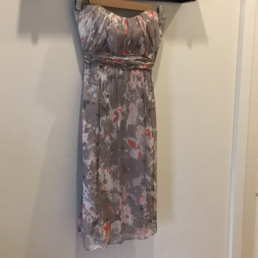 Amsale dress 100% silk size 2